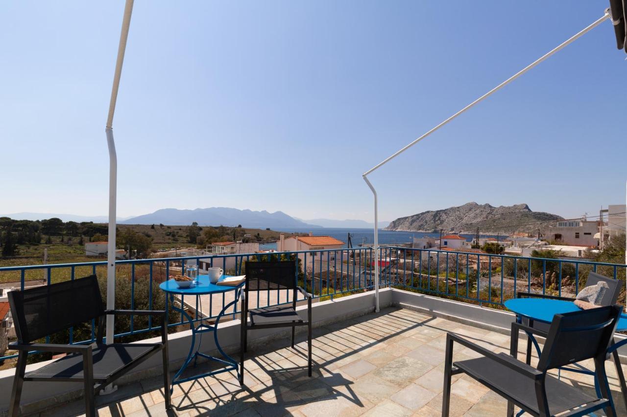 Aeginia 1- Breathtaking Sea View House In Perdika 빌라 외부 사진